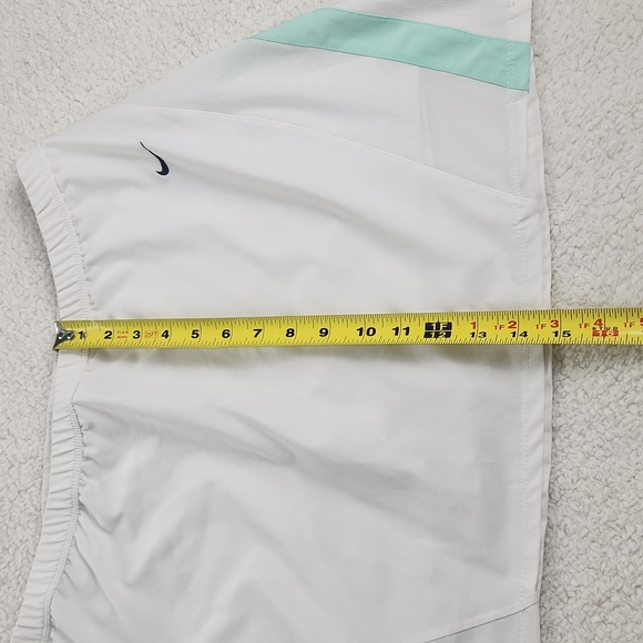Nike White Skort with Mint Green Aqua Accents - Picture 2 of 10